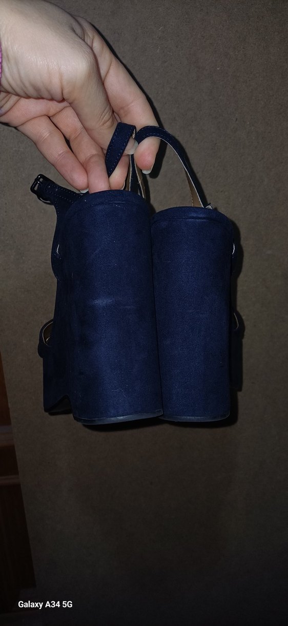 Laciverti Süet Dolgu Topuklu Kadın Ayakkabı - Görsel 4