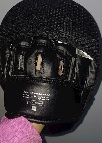 Siyah Deri Boks lapası - Görsel 2