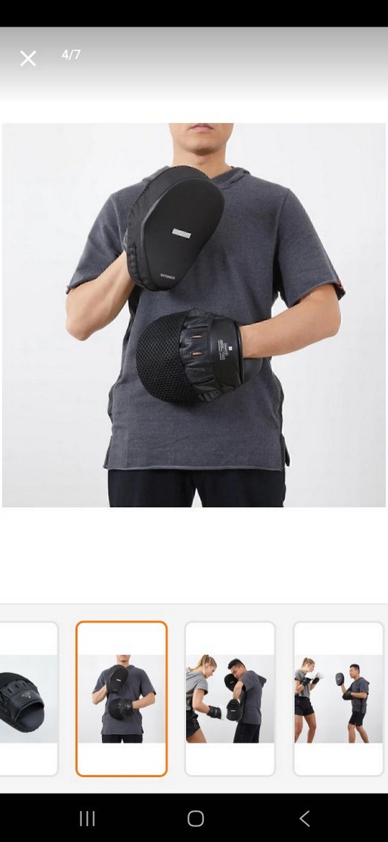 Siyah Deri Boks lapası - Görsel 4