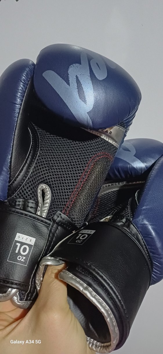 Lacivert Deri Boks Eldiveni decathlon - Görsel 5