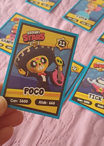 Brawls stars orjinal kartı - Görsel 3