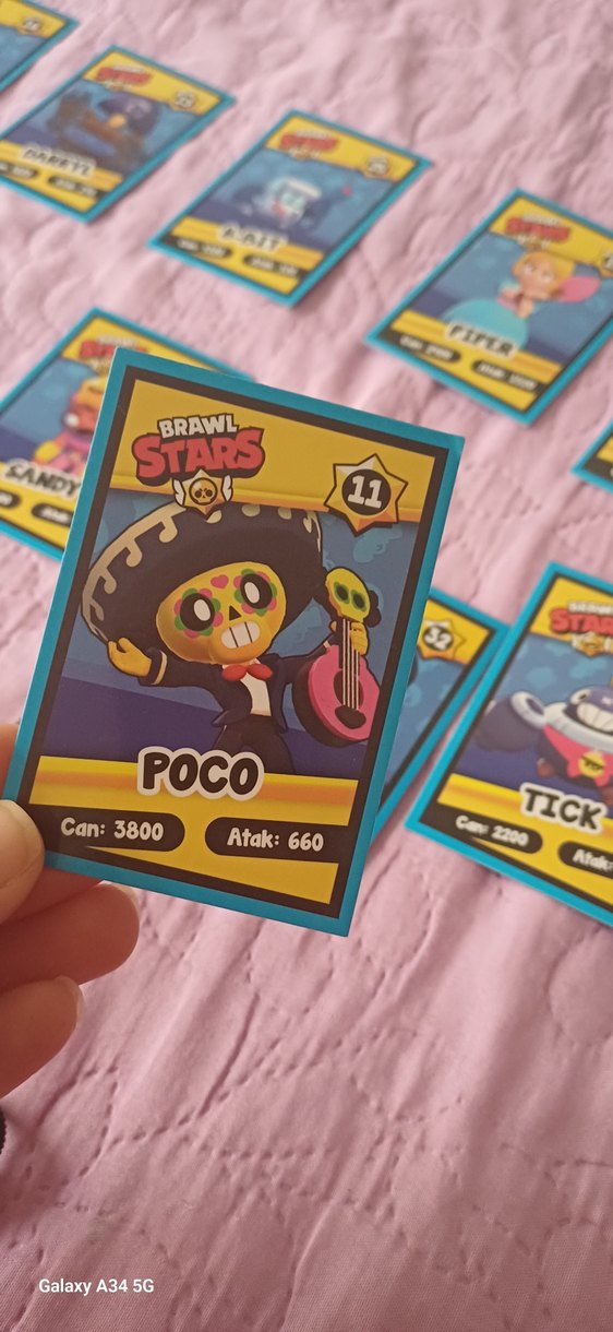 Brawls stars orjinal kartı - Görsel 3