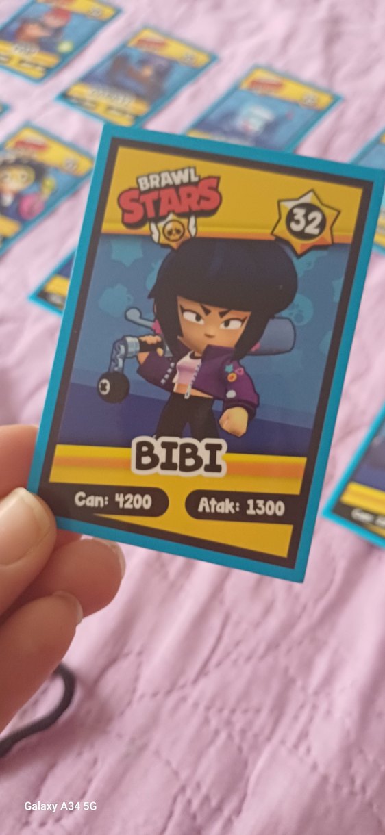 Brawls stars orjinal kartı - Görsel 2