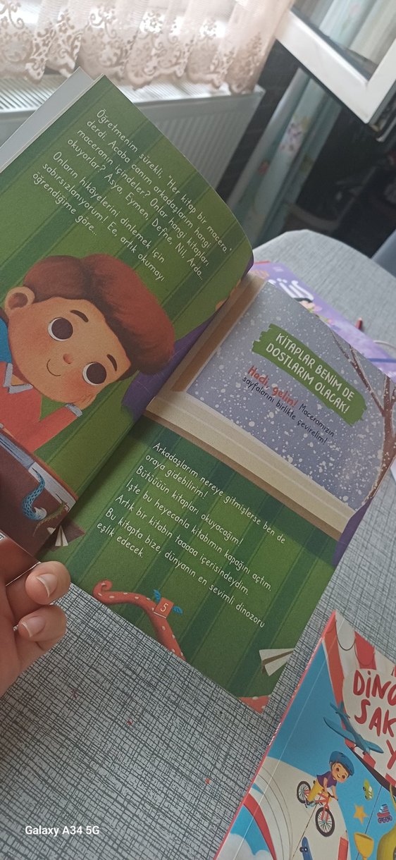 Çocuk Kitapları Seti: Tantana Yeter & Dinozorun Saklandığı Yer - Görsel 4