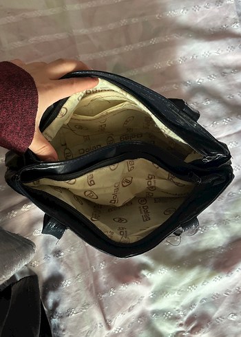 Bohem Çok Renkli Deri Kadın Çanta - Görsel 3