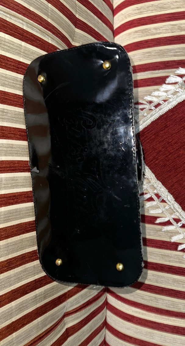 Klasik Siyah Deri Kadın Çanta - Görsel 3