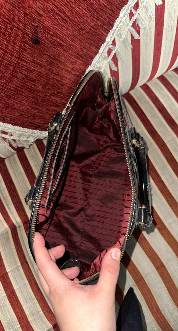 Klasik Siyah Deri Kadın Çanta - Görsel 2