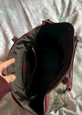 Klasik Parisian Deri Tokalı Kadın Çantası - Görsel 3