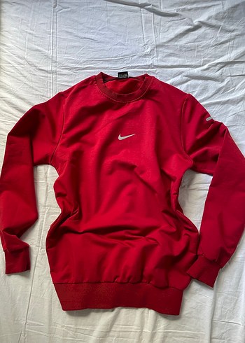 Kırmızı Oversize Kadın Sweatshirt