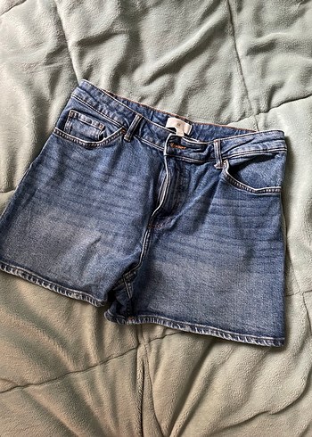 H&M Kot Şort 42 - Görsel 2