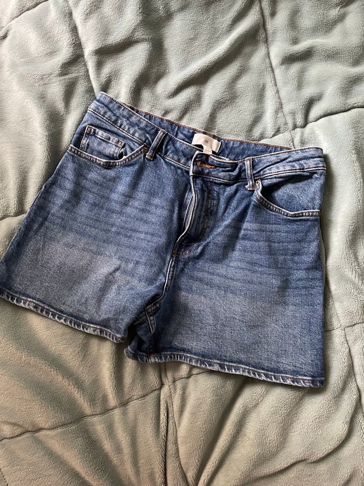 H&M Kot Şort 42 - Görsel 3