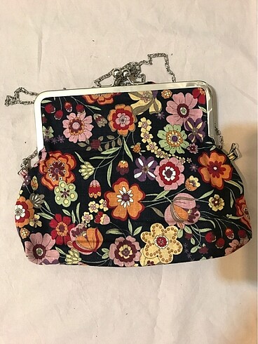 Diğer Çiçek desen çanta