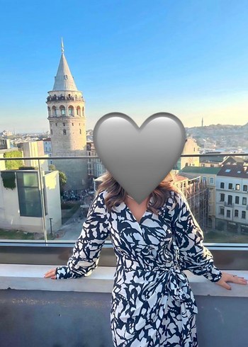 MANGO desenli anvelop kesim elbise - Görsel 4