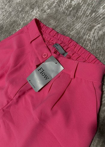Fuşya Pembe Palazzo Pantolon - Görsel 2