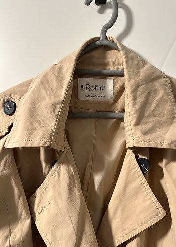 Camel Kadın Uzun Trençkot - Görsel 2