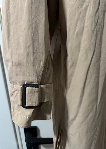 Camel Kadın Uzun Trençkot - Görsel 5