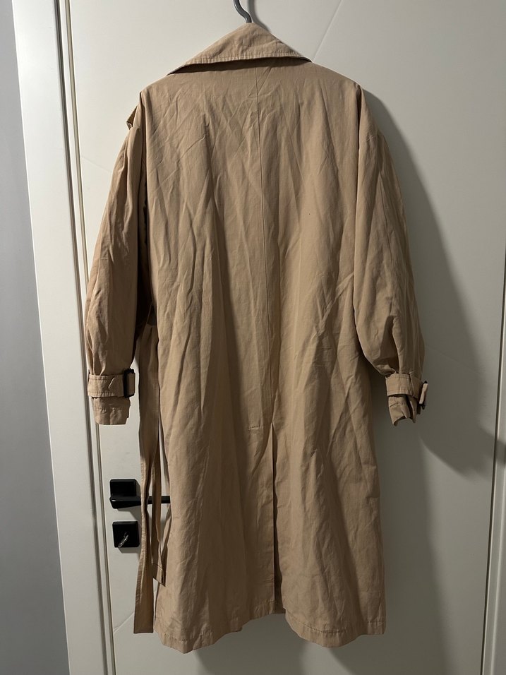 Camel Kadın Uzun Trençkot - Görsel 4