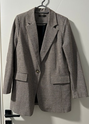 Kadın Düğmeli Blazer Ceket - Görsel 3