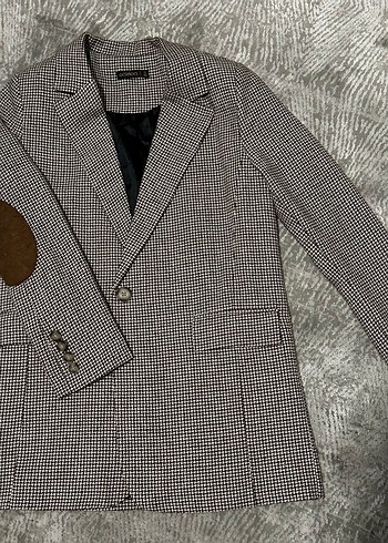 Kadın Düğmeli Blazer Ceket - Görsel 2