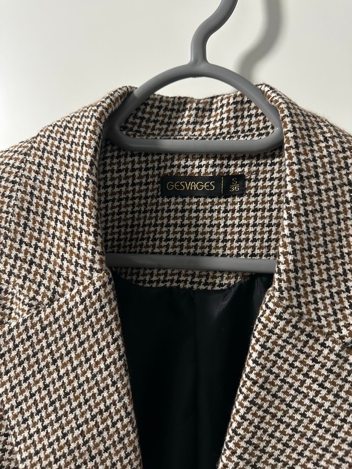 Kadın Düğmeli Blazer Ceket - Görsel 4