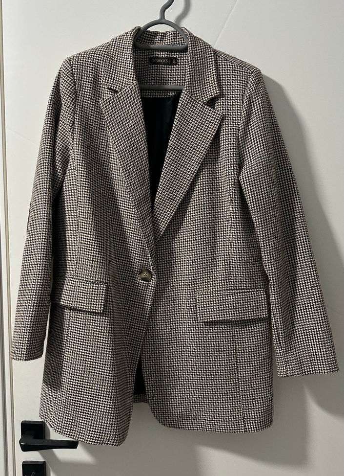 Kadın Düğmeli Blazer Ceket - Görsel 3