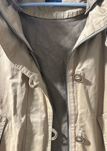 Zara Camel Kadın Mont Kürk Detaylı - Görsel 6