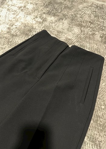 Zara Siyah Kadın Kumaş Pantolon Regular Fit - Görsel 4