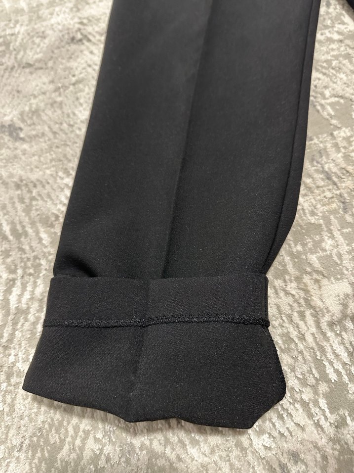 Zara Siyah Kadın Kumaş Pantolon Regular Fit - Görsel 2