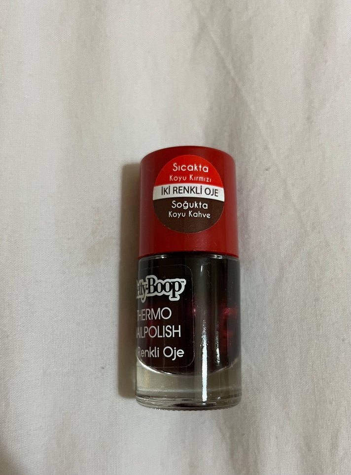 Betty Boop Termo İki Renkli Bordo Oje - Görsel 2