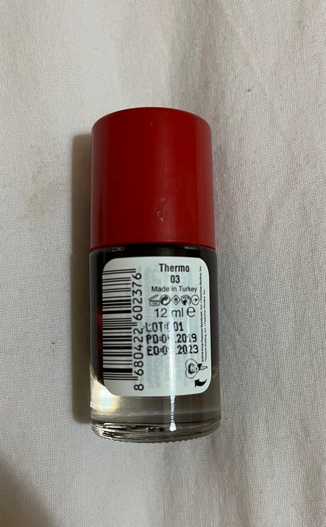 Betty Boop Termo İki Renkli Bordo Oje - Görsel 3