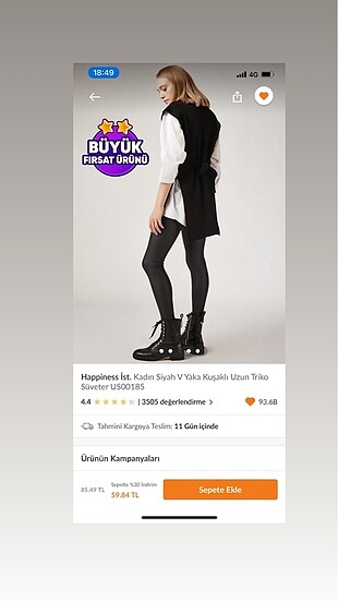 Siyah süveter
