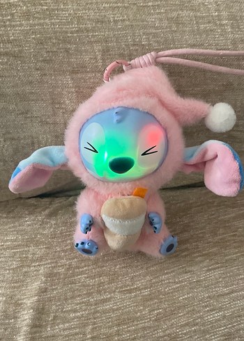 Pastel Pembe Peluş Oyuncak Anahtarlık - Görsel 2