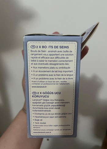 Lansinoh Göğüs Ucu Koruyucu 24 mm 2'li - Görsel 2