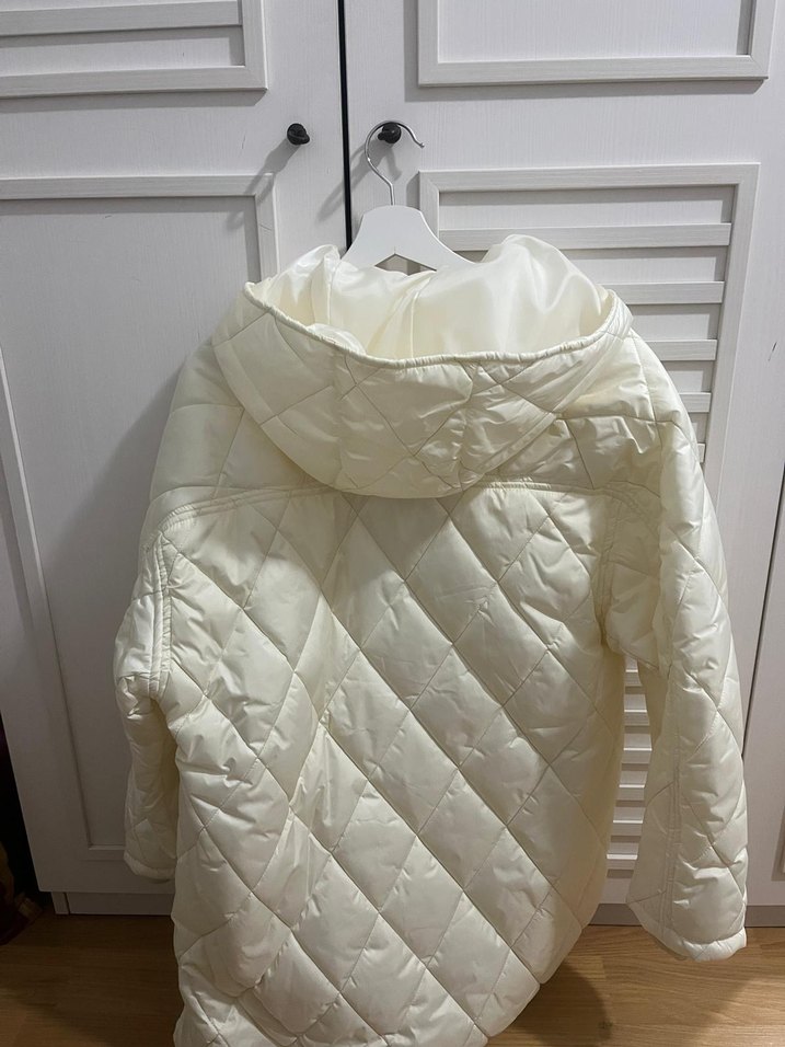 Kapüşonlu Kadın Mont - Görsel 2