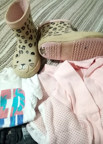 Toplu kıyafet. Kız Çocuk Pembe Kapüşonlu Fermuarlı Ceket - Görsel 6