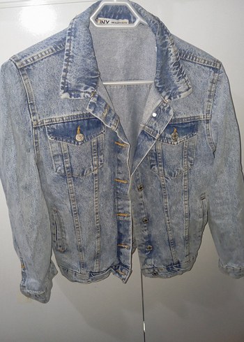 Kadın Mavi Denim Ceket