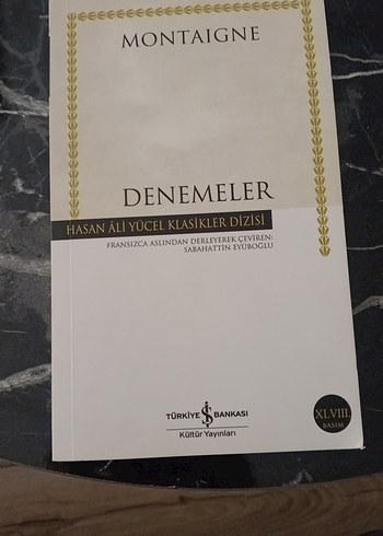 Montaigne Denemeler Klasik Ve Sik Bir Kitap