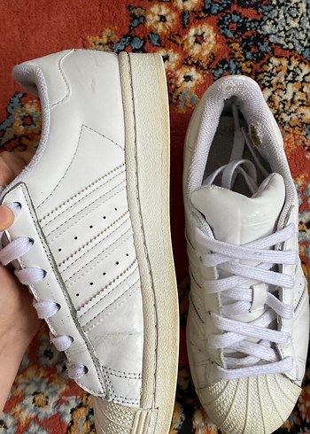36 Beden beyaz Renk Orjinal Adidas Süperstar