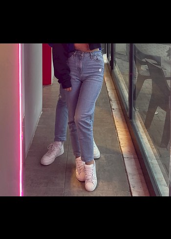 Mavi Mom Jean - Görsel 7