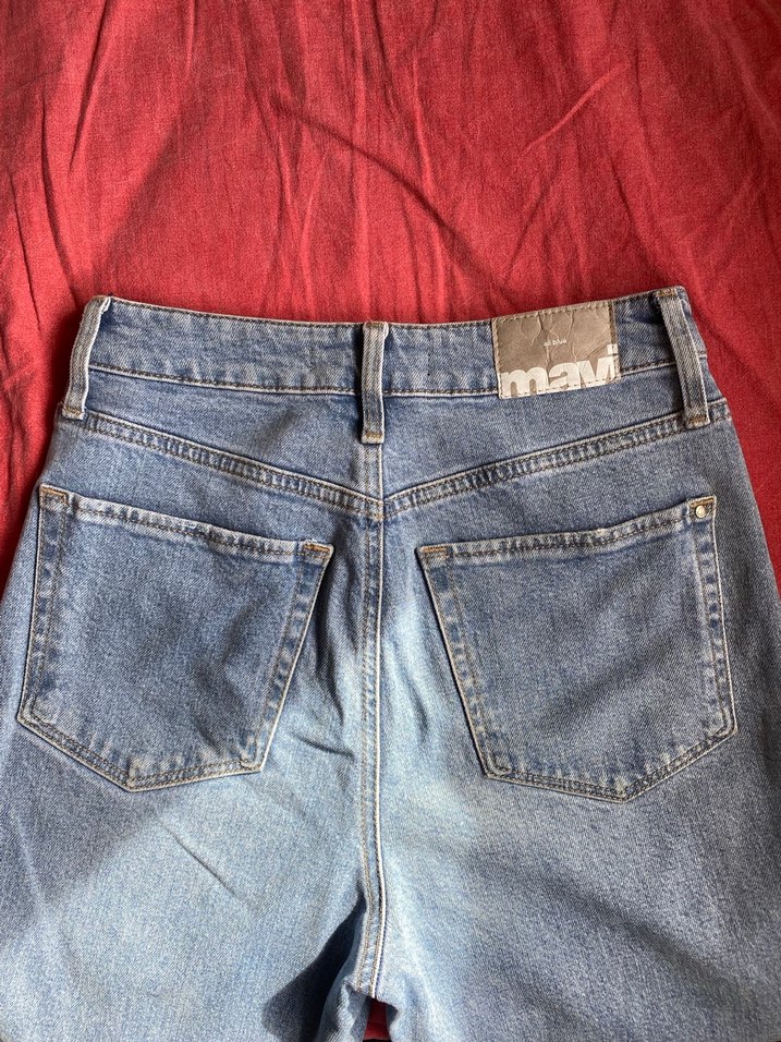 Mavi Mom Jean - Görsel 3