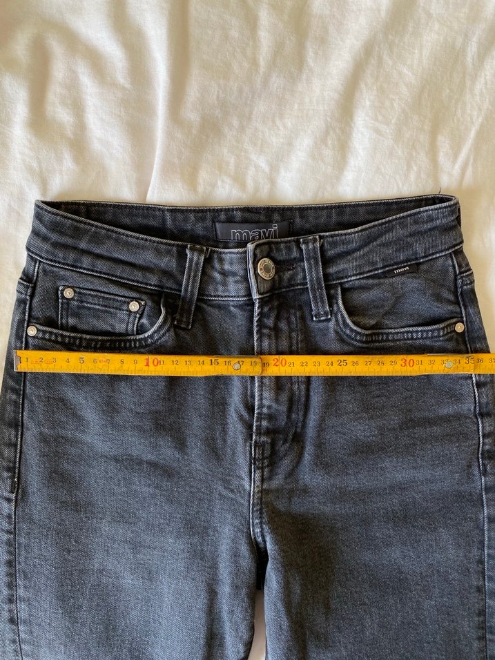 Siyah Mom Jean - Görsel 5