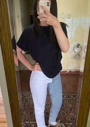 İki Renkli Jean - Görsel 2