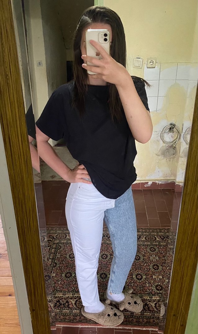 İki Renkli Jean - Görsel 2