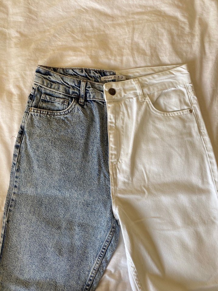 İki Renkli Jean - Görsel 4