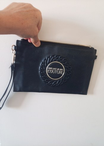 Versace Jeans Couture Siyah Deri Kadın Çanta