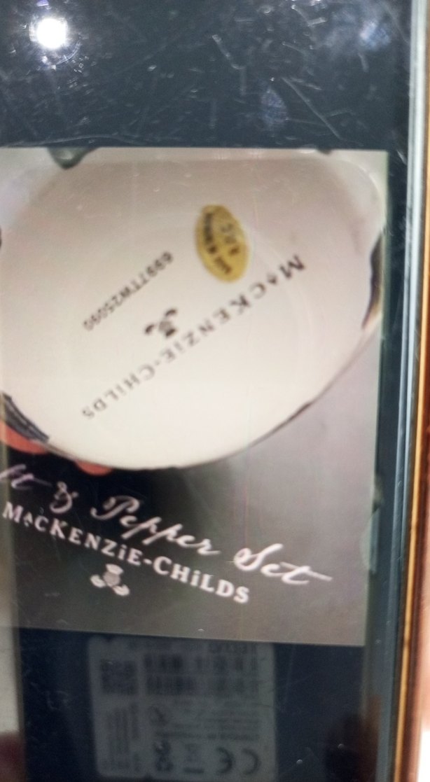 Mackenzie-Childs Siyah Beyaz Kupa - Görsel 3