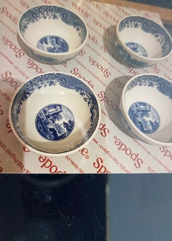 Spode Mavi Desenli 4'lü Kase Seti - Görsel 3