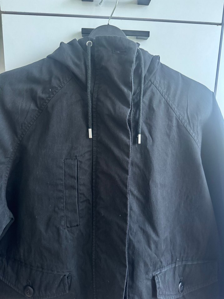 Düğmeli Siyah Kadın Ceket - Görsel 2