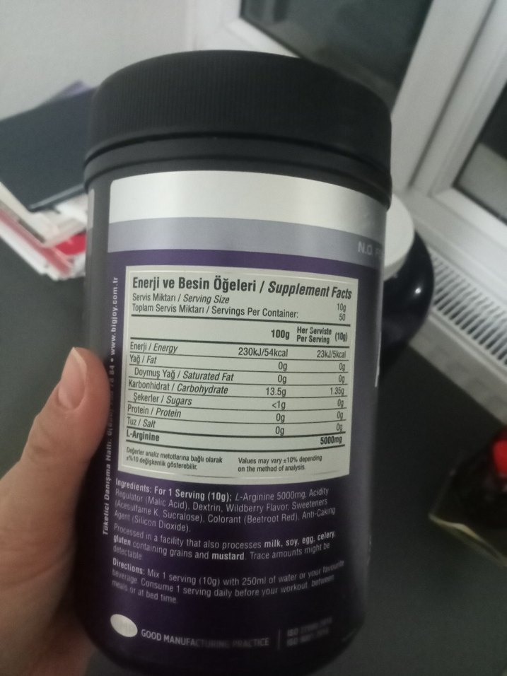 Big Joy Arginine ve Whey Protein Tozu - Görsel 2