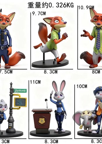 Zootopia Renkli Figür Adeti - Görsel 3